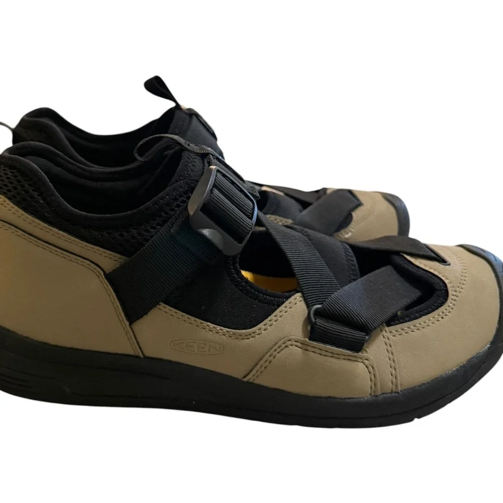 KEEN Zerraport II Mens Sandals Tan Black‎ Outdoor Hiking Shoes 10180222 Size 10